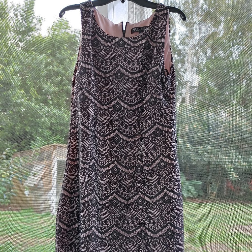 Guess black lace dress